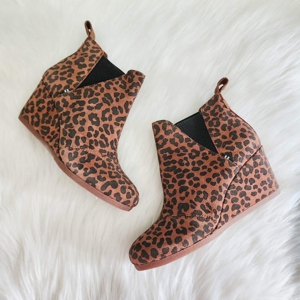 *NWOB* Toms Kelsey Ember Cheetah Ankle Boot - Picture 2 of 8